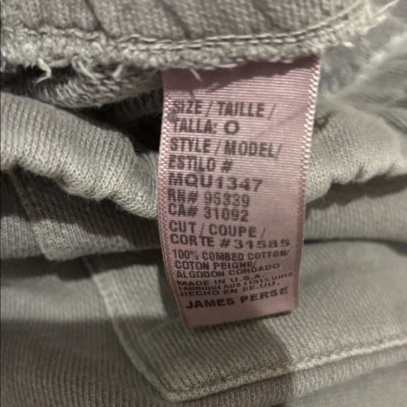 James Perse Yosemite Jogger Pants with Logo - Picture 5 of 7